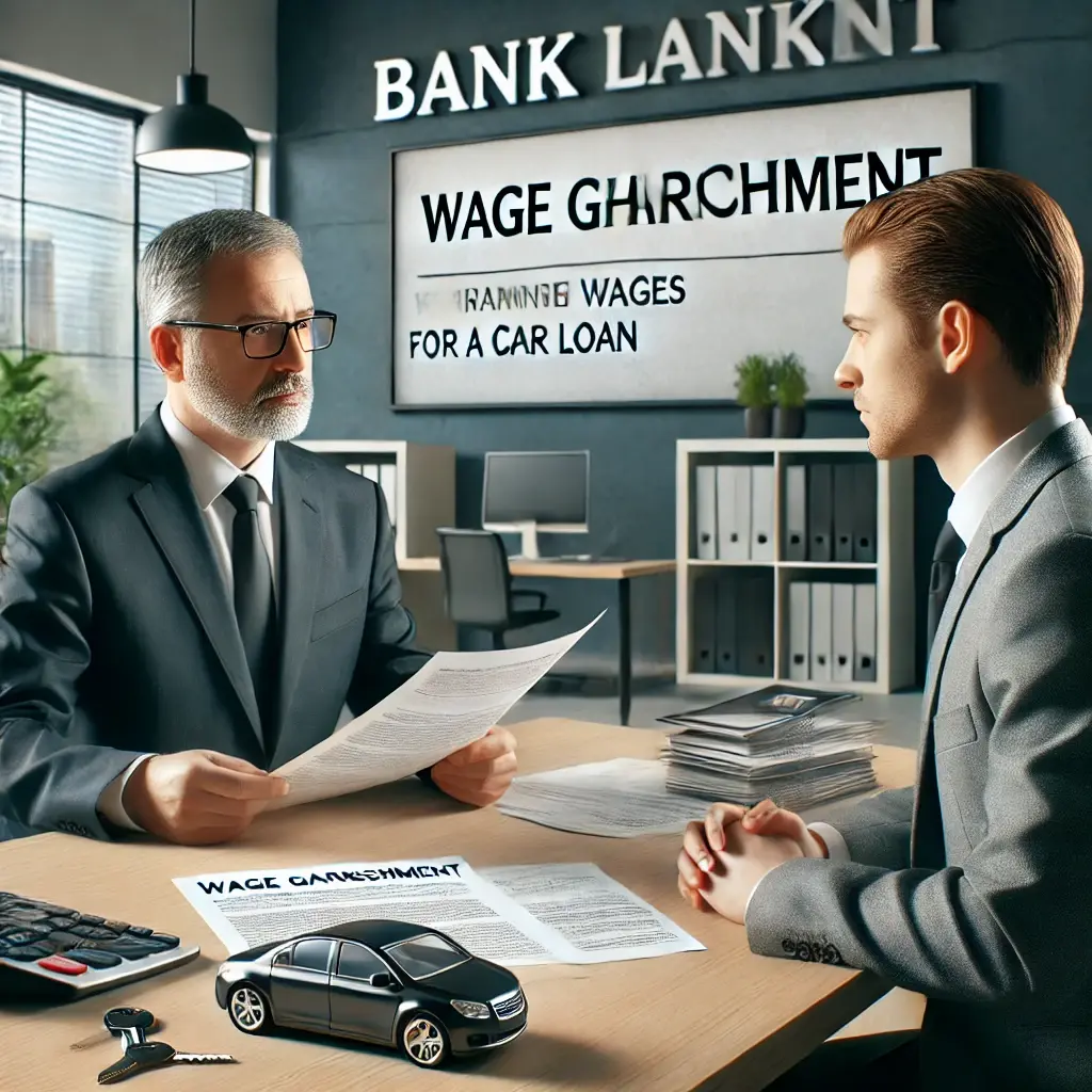 wages for a car loan