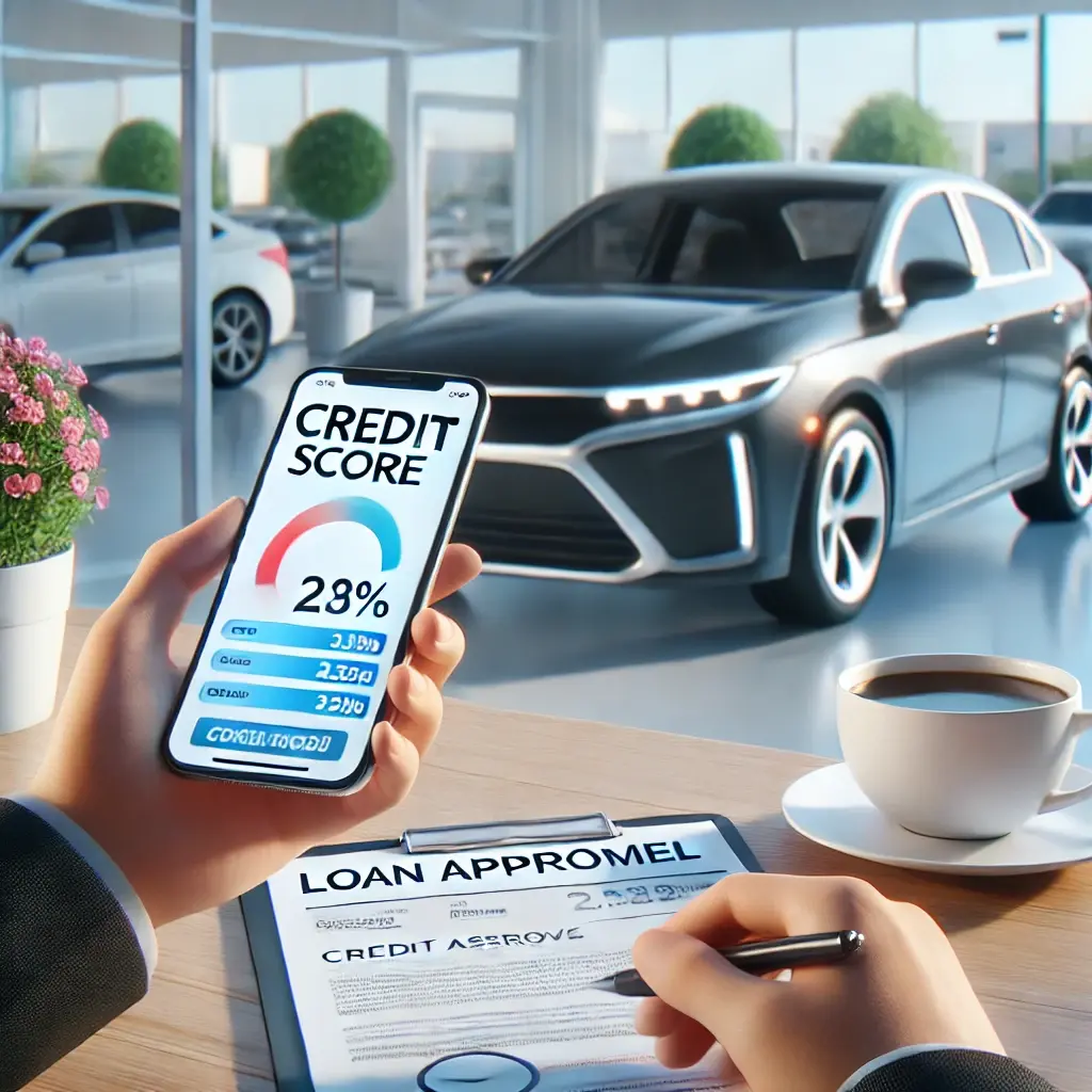 New Car Loan show up on your credit